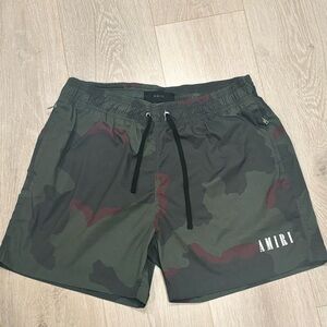 Amiri Camouflage Swim Shorts Size L brand new no tags